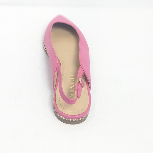 Coach leather Vae Skimmer slingbacks - Picture 11 of 16